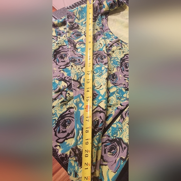 Cardigan Sweater XXI Twist Green Floral Button Front Size M *Retro Sweetheart* - Picture 11 of 13